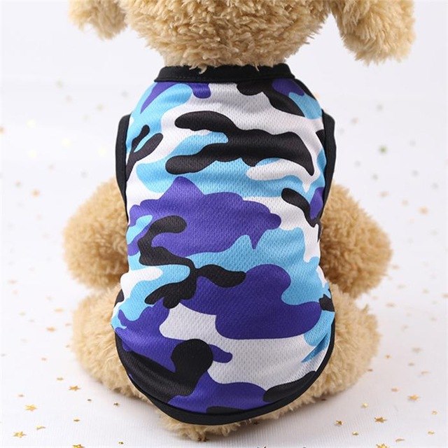 Camiseta Militar para Perros  Chaleco Camuflado de Verano  Estilo y Comodidad