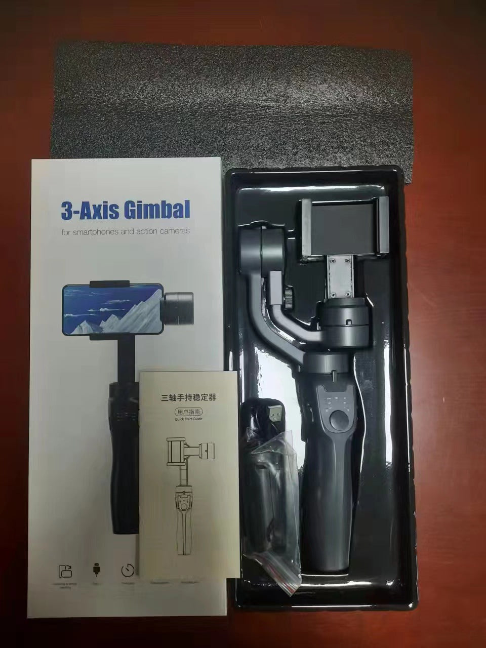 Estabilizador de Mano de Tres Ejes H4/F6/F8/F10 – Grabación de Vídeo con Antivibración
