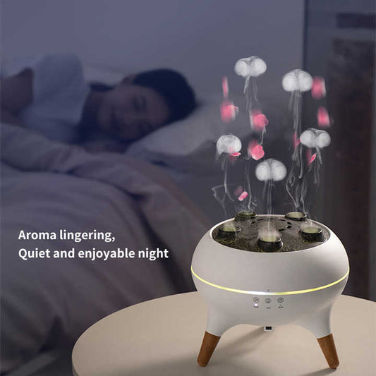 Humidificador de Aire con Luz Nocturna y Aromaterapia  Control Remoto y Nebulización Inteligente.