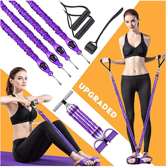 Ejercitador de Pedal Multifuncional | Banda Elástica para Abdominales y Tonificación Corporal