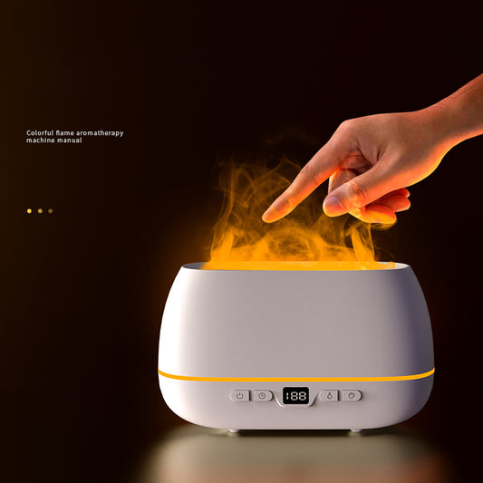 Humidificador 3D con Efecto Llama  Difusor de Aroma USB Recargable. Excelente.