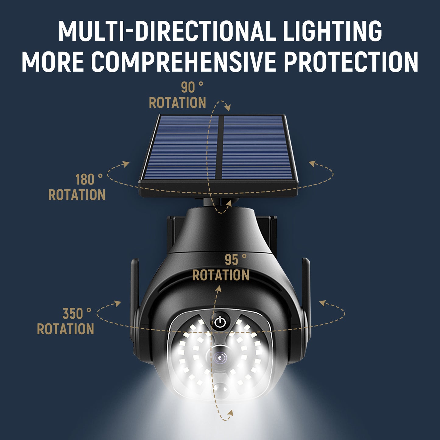 Luces Solares para Exteriores Sensor de Movimiento, Impermeables y Eficientes