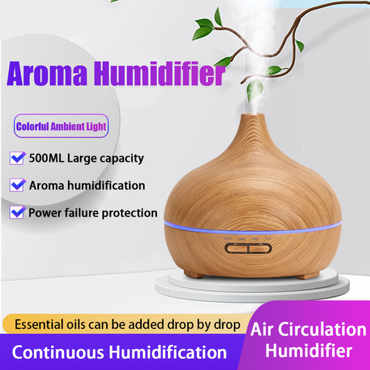 Humidificador Ultrasónico  Aromaterapia, Luces de 7 Colores y Diseño Silencioso. Necesario.