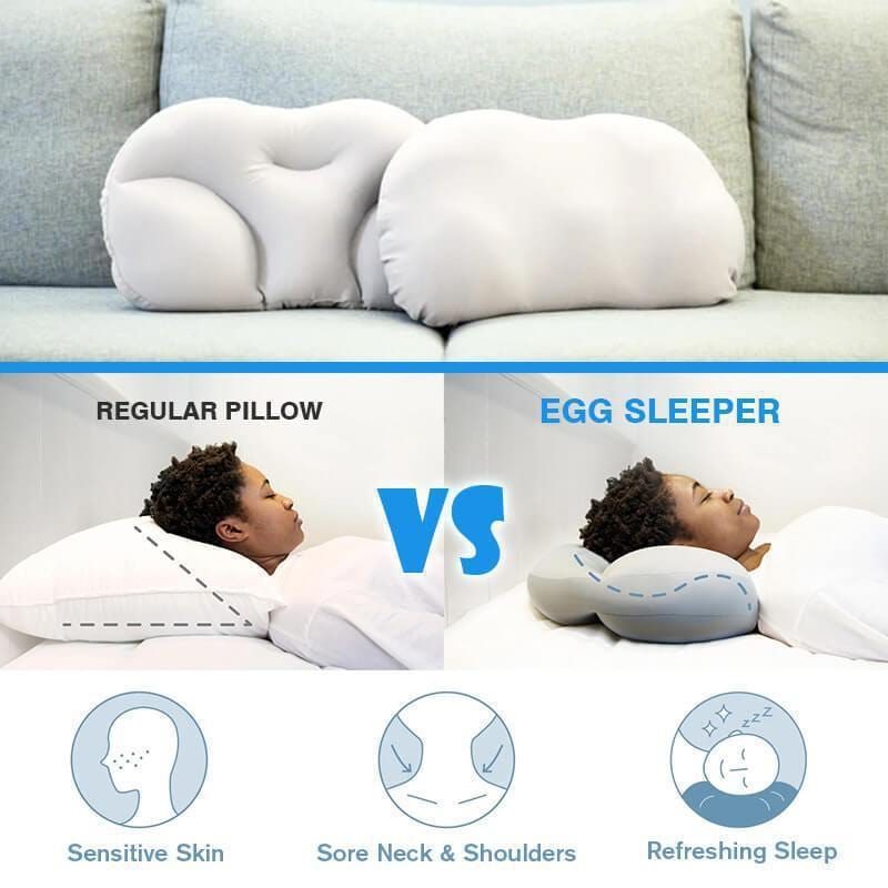 eprolo Egg Sleeper Egg Pillow Multifunctional Sleep Waist And Neck Pillow Cervical Vertebra Help Sleep