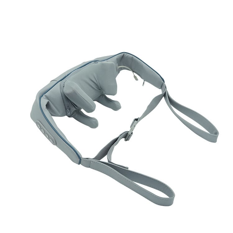 eprolo Gray / Chinese Shoulder and neck massage apparatus trapezius massager neck shoulder and neck neck protector hot compress knead shoulder and neck massage shawl