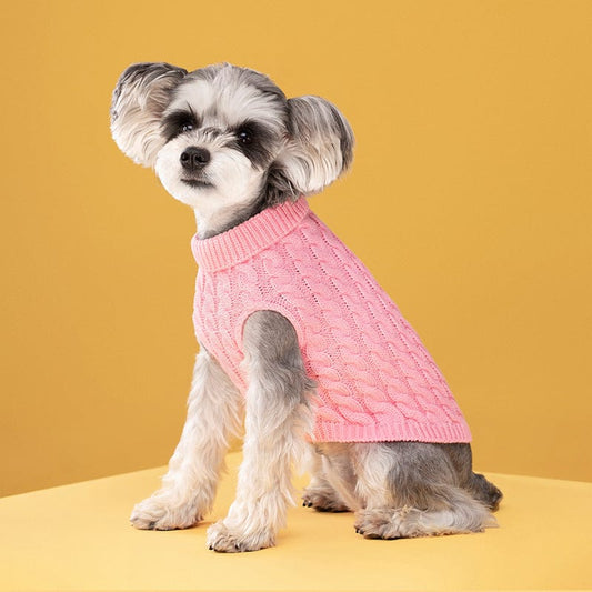 eprolo pink / XS Suéter Clásico de Color Sólido para Perro y Gato 🐾 | NOCTRYX