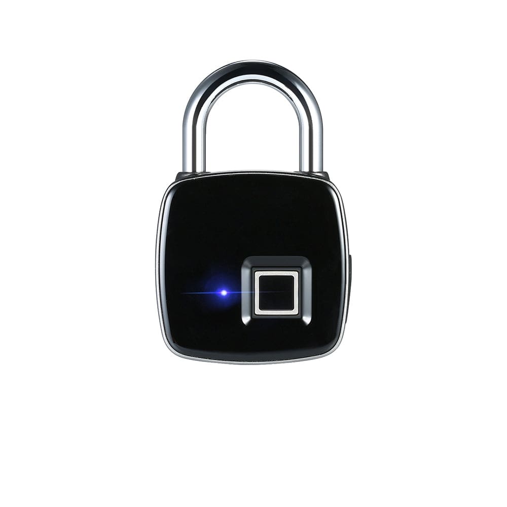 eprolo seguridad personal avanzada Black Candado de Huella Dactilar – IP65, Antirrobo para Puertas, Equipaje y Maleteros | Noctryx