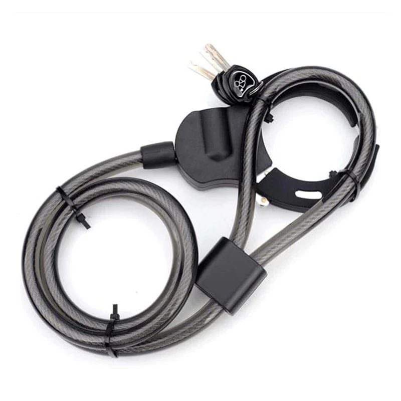 eprolo seguridad personal avanzada Black Candado de Seguridad de Alta Resistencia para Scooters, Bicicletas y Sillas de Paseo | Noctryx