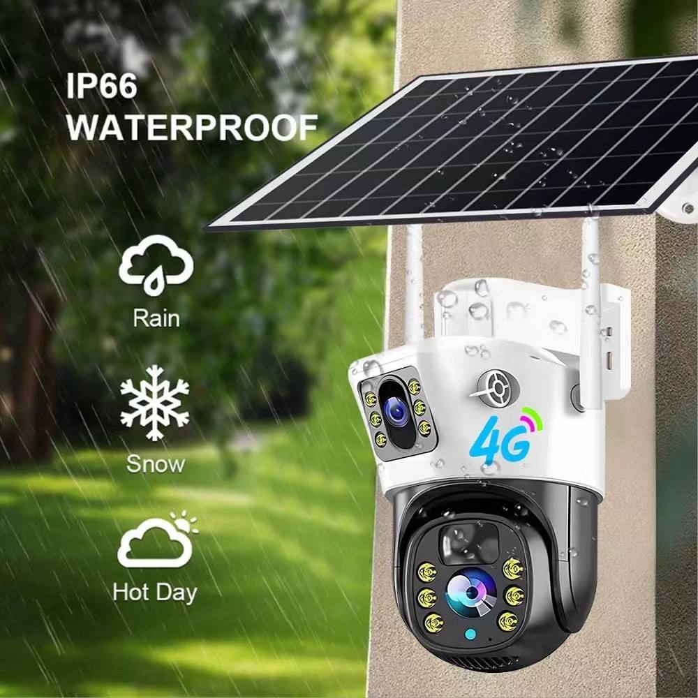 eprolo seguridad personal avanzada Cámara de Seguridad pro Solar 4G con Doble Lente y Panel Solar – Cámara de 4MP para Hogar | Noctryx