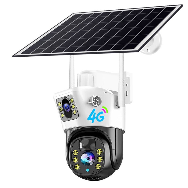 eprolo seguridad personal avanzada Cámara de Seguridad pro Solar 4G con Doble Lente y Panel Solar – Cámara de 4MP para Hogar | Noctryx