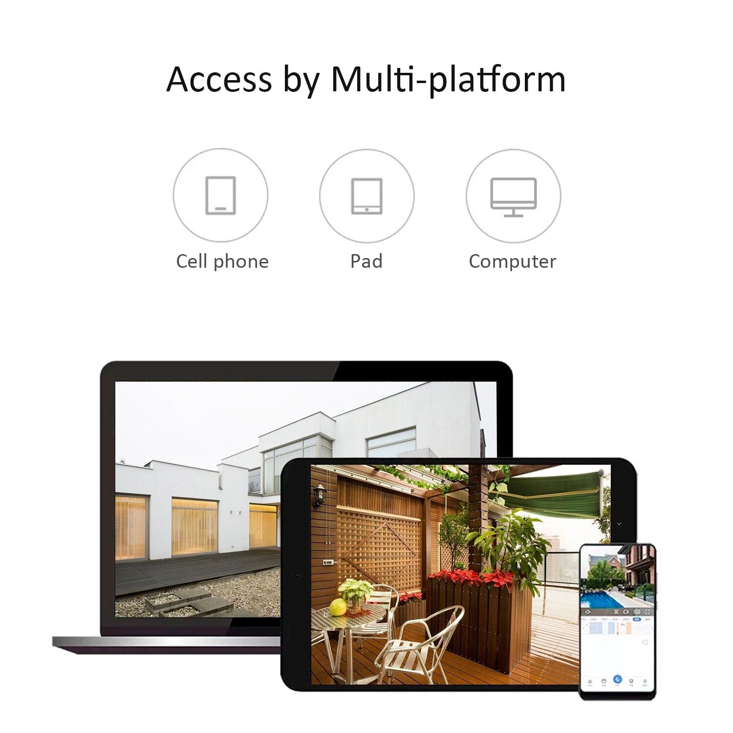eprolo seguridad personal avanzada Cámara de Seguridad WiFi Multifuncional 1080P con Luz LED para Exteriores | Noctryx
