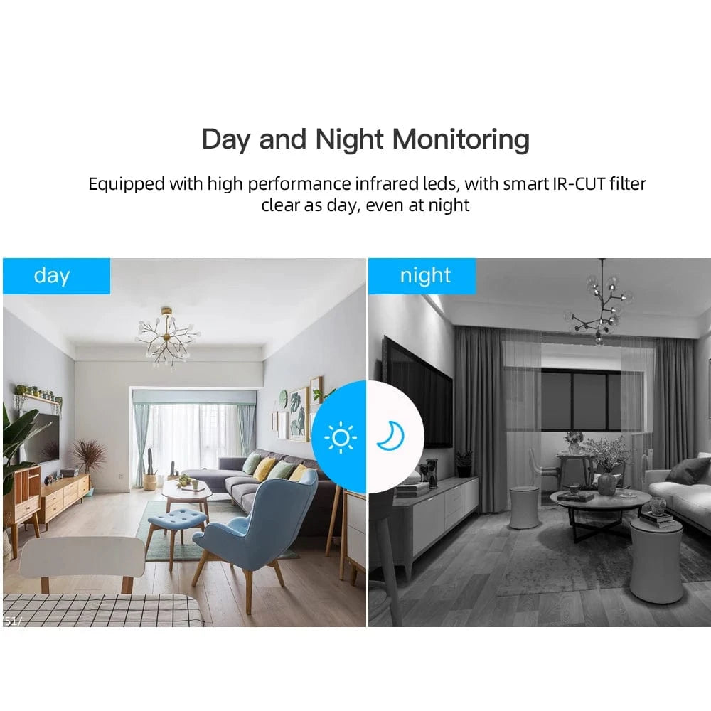 eprolo seguridad personal avanzada Cámara Mini WiFi 1080P – Detección de Movimiento, Monitor para Bebés | Noctryx