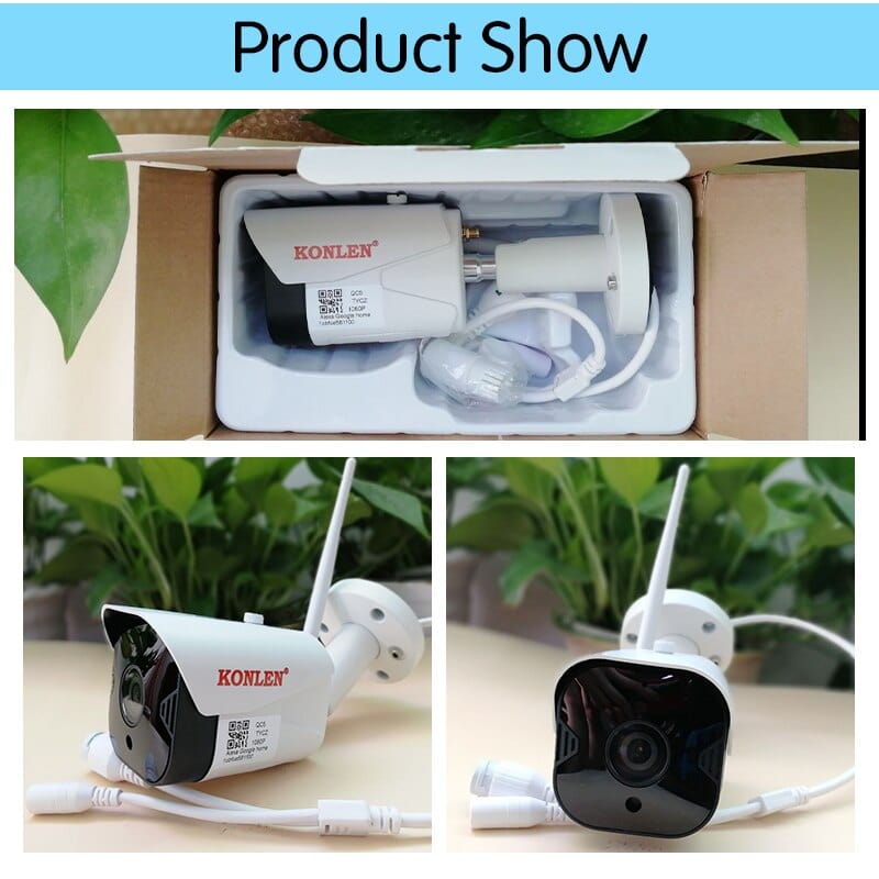 eprolo seguridad personal avanzada Cámara WiFi 1080P – IP, Exterior, Visión Nocturna, Compatible con Alexa y Google Home | Noctryx