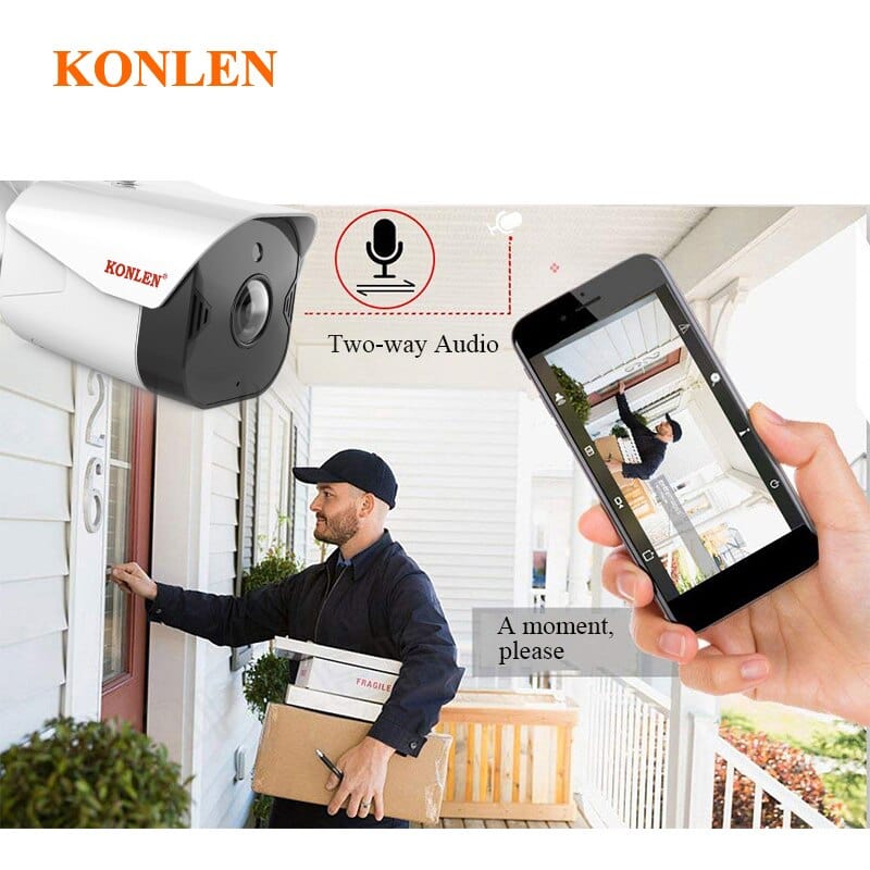 eprolo seguridad personal avanzada Cámara WiFi 1080P – IP, Exterior, Visión Nocturna, Compatible con Alexa y Google Home | Noctryx