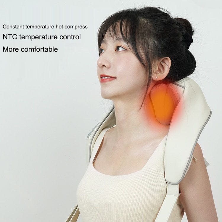 eprolo Shoulder and neck massage apparatus trapezius massager neck shoulder and neck neck protector hot compress knead shoulder and neck massage shawl