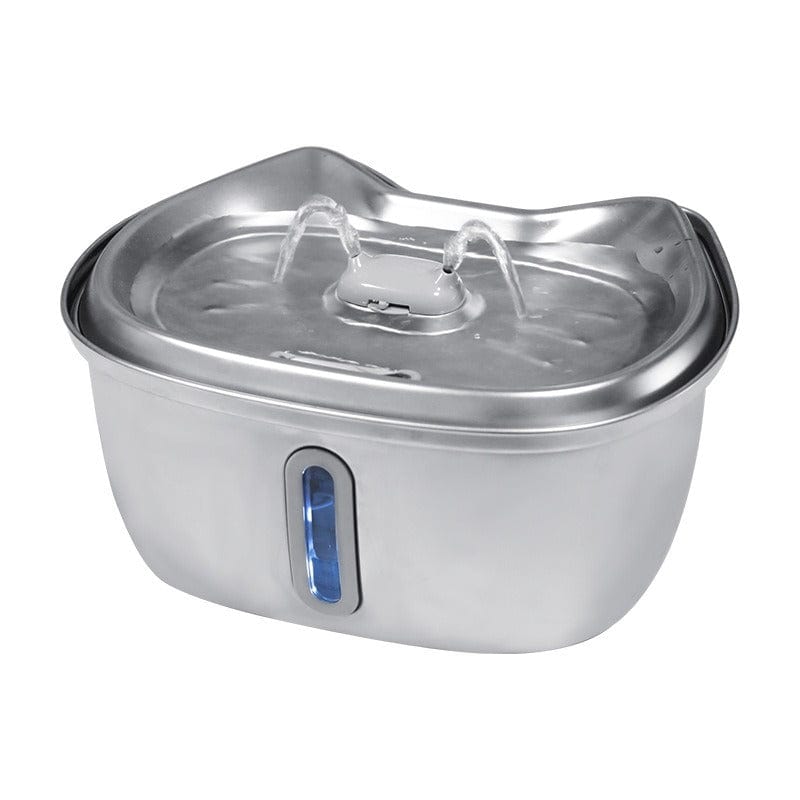 eprolo Tecnología para Mascotas Basic payment Dispensador Automático de Agua 3L en Acero Inoxidable | Circulación y Filtrado Inteligente para Gatos y Perros | Noctryx