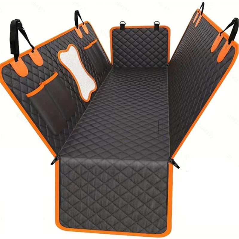eprolo Tecnología para Mascotas Black Orange Edge / 147*137cm Manta Protectora para Auto – Impermeable y Antideslizante para Mascotas | NOCTRYX