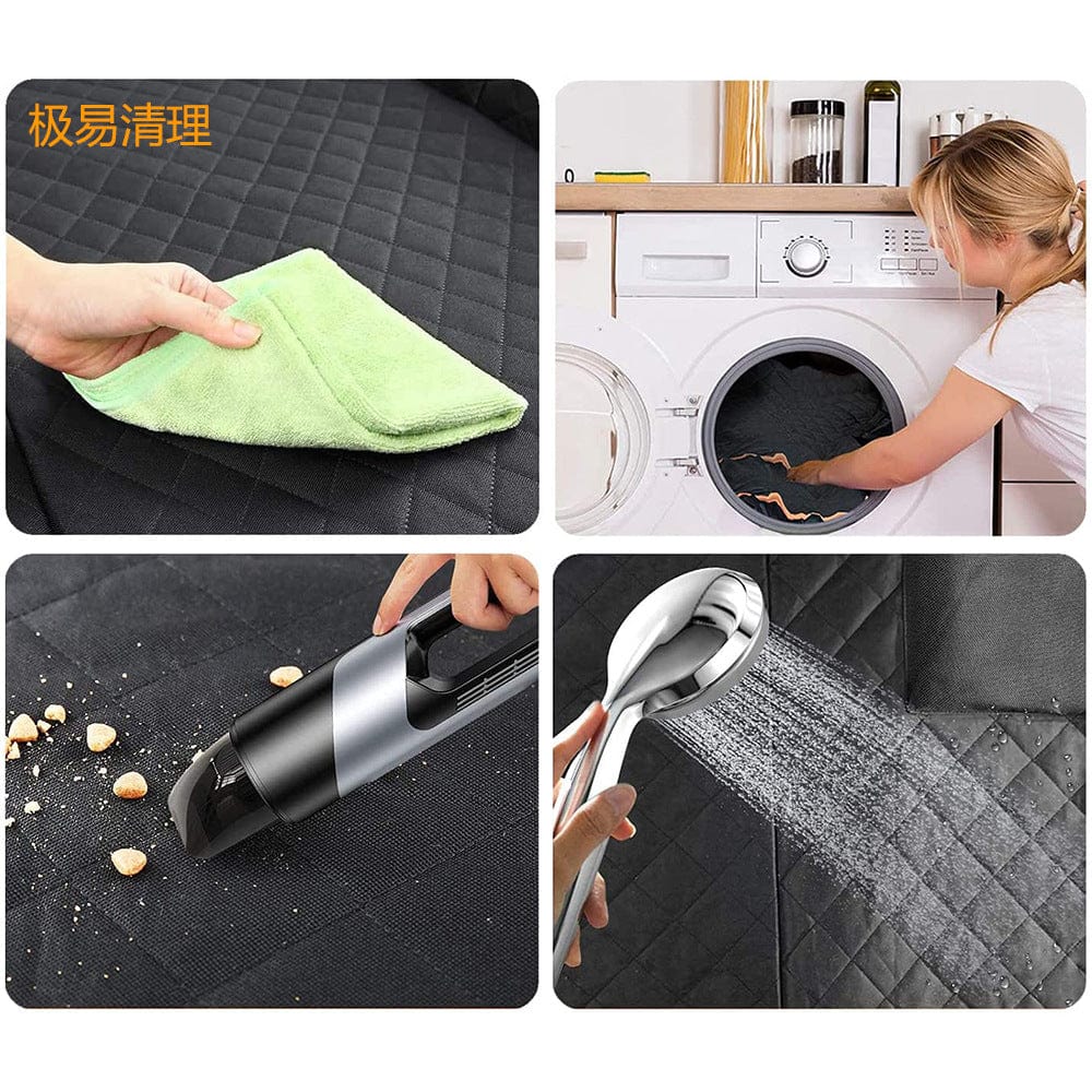 eprolo Tecnología para Mascotas Black Orange Edge / 147*137cm Manta Protectora para Auto – Impermeable y Antideslizante para Mascotas | NOCTRYX