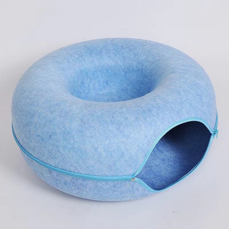 eprolo Tecnología para Mascotas Cama para Gatos en Forma de Donut 🐱 | Acogedora y Juguete Interactivo para Gatos | NOCTRYX