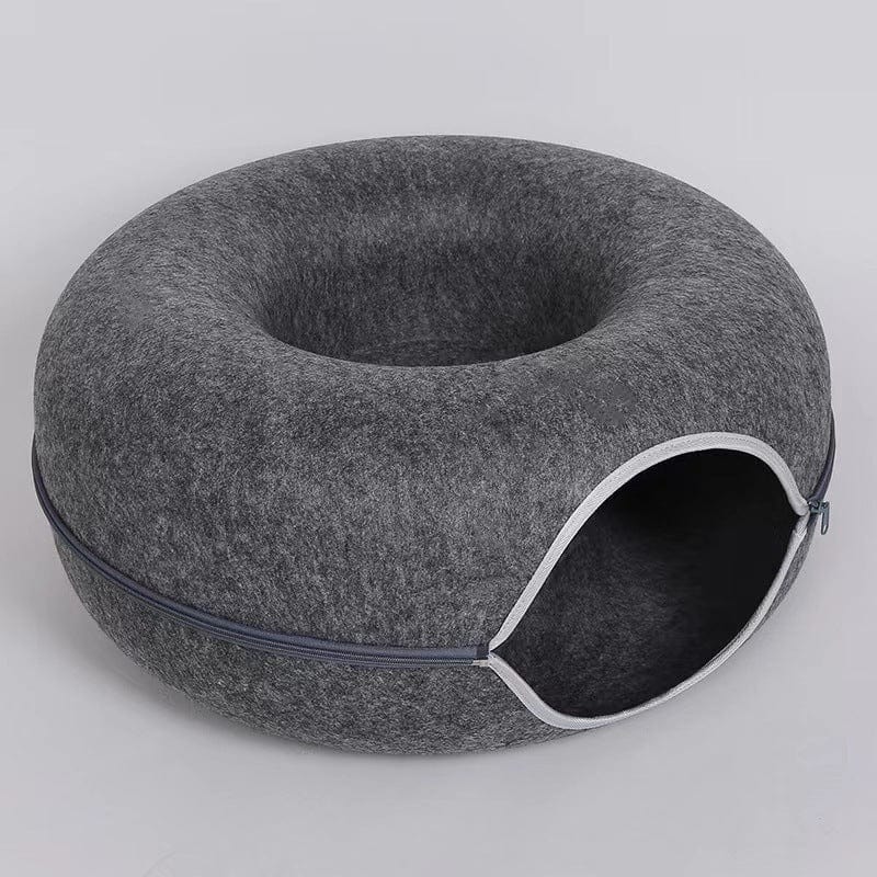 eprolo Tecnología para Mascotas Cama para Gatos en Forma de Donut 🐱 | Acogedora y Juguete Interactivo para Gatos | NOCTRYX