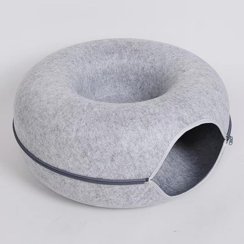 eprolo Tecnología para Mascotas Cama para Gatos en Forma de Donut 🐱 | Acogedora y Juguete Interactivo para Gatos | NOCTRYX