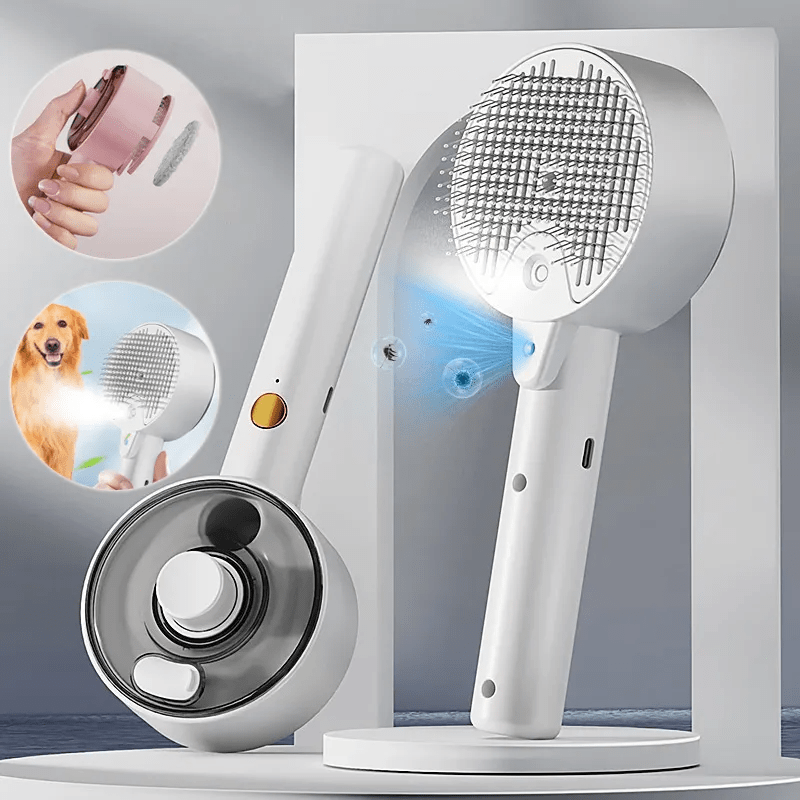 eprolo Tecnología para Mascotas Cepillo Removedor de Pelo a Vapor para Mascotas | Noctryx