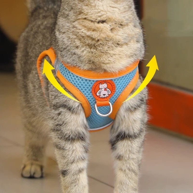 eprolo Tecnología para Mascotas Correa Reflectante para Perros y Gatos – Arnés de Pecho Antitirones 🐶🐱| Noctryx