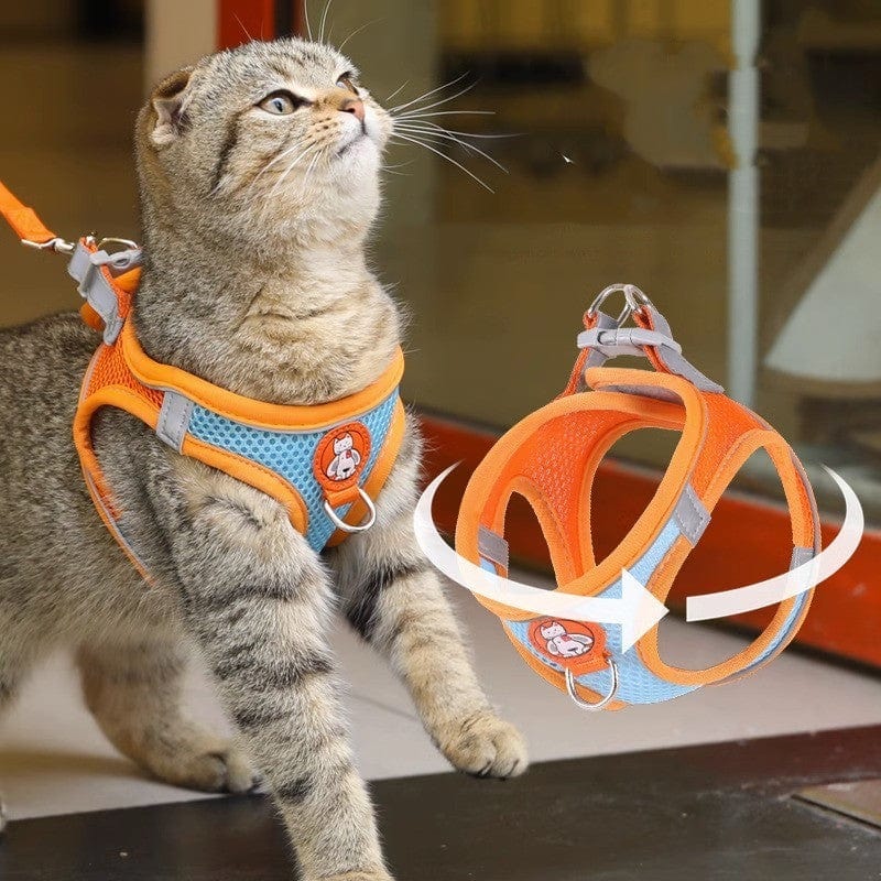 eprolo Tecnología para Mascotas Correa Reflectante para Perros y Gatos – Arnés de Pecho Antitirones 🐶🐱| Noctryx