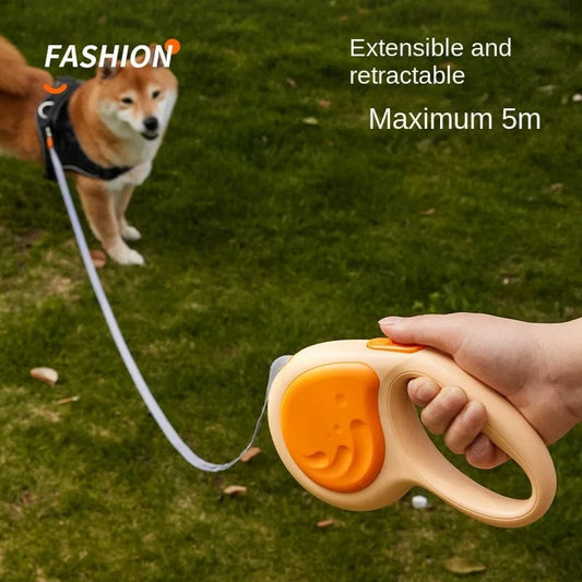 eprolo Tecnología para Mascotas Cuerda Retráctil Flexible para Perros, Gatos y Cachorros | NOCTRYX