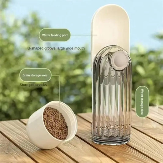 eprolo Tecnología para Mascotas Dispensador Antigoteo y Cuenco Multifuncional para Mascotas, Botella de Agua Portátil | NOCTRYX