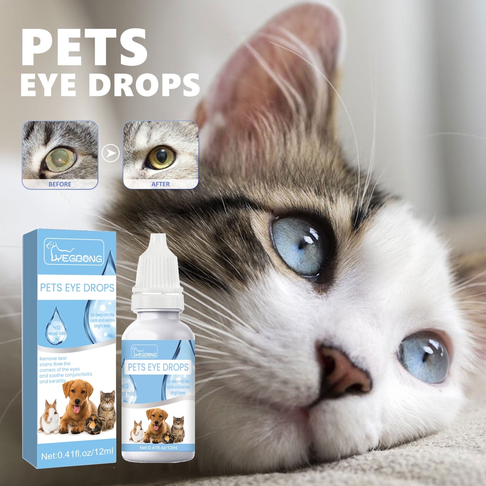 eprolo Tecnología para Mascotas Gotas Oftálmicas para Mascotas. Cuidado para tu Mascota | NOCTRYX