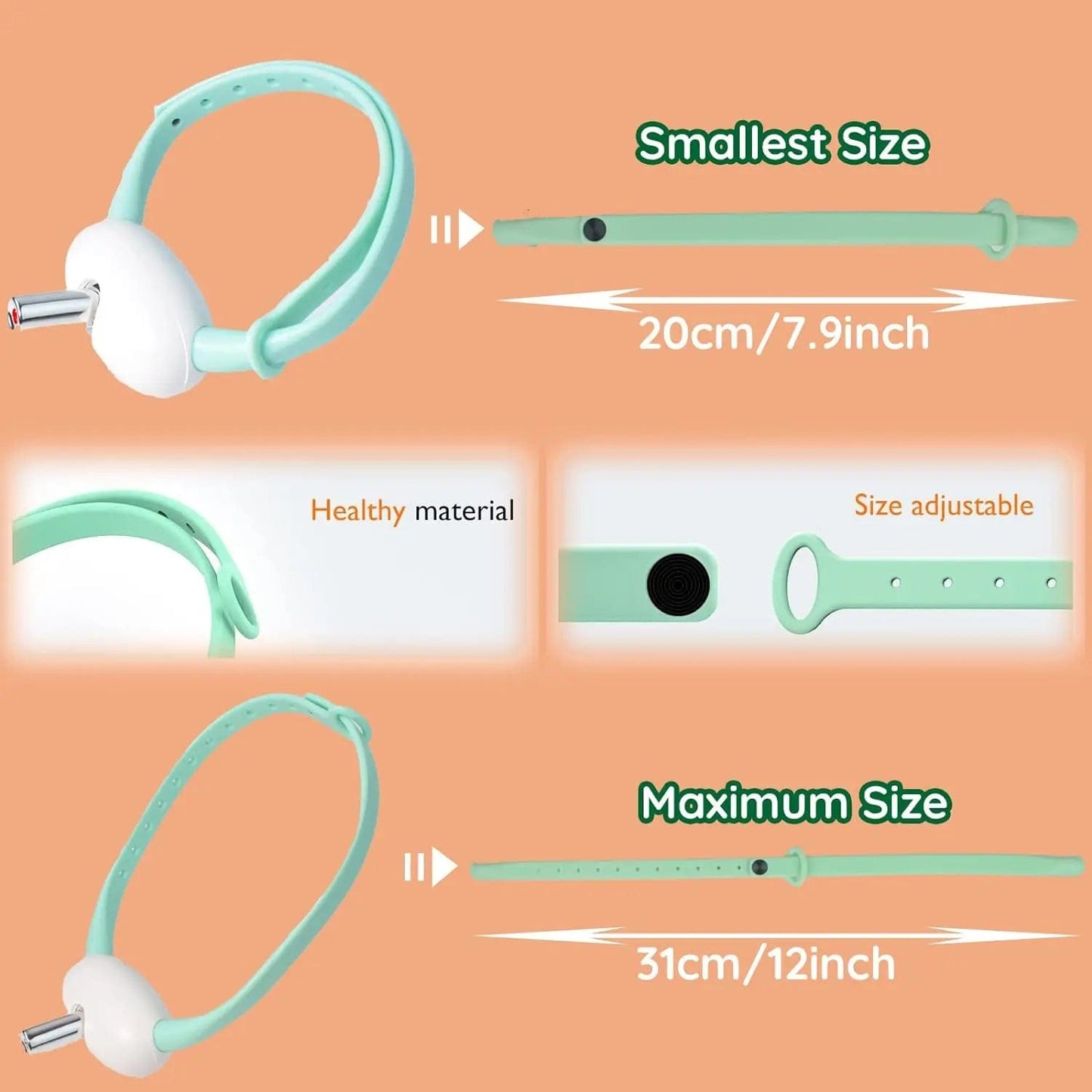 eprolo Tecnología para Mascotas green Collar Láser Divertido para Gatos - USB Recargable | NOCTRYX
