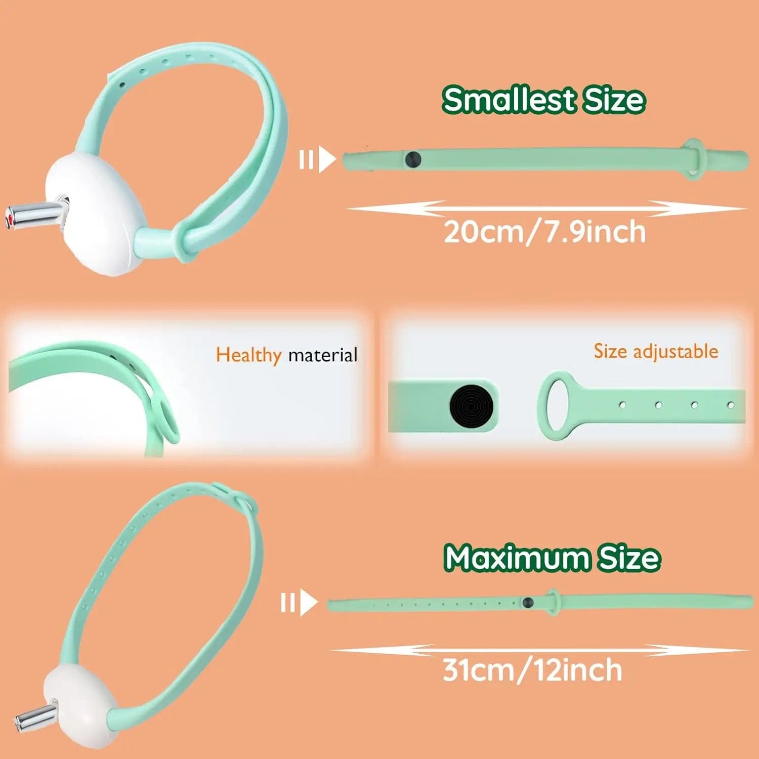 eprolo Tecnología para Mascotas green Collar Láser Divertido para Gatos - USB Recargable | NOCTRYX