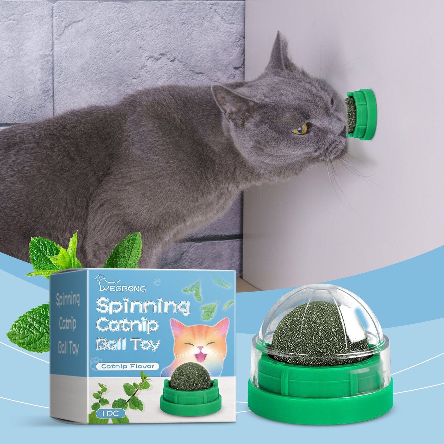 eprolo Tecnología para Mascotas Juguete Masticable para Gatos con Menta | NOCTRYX