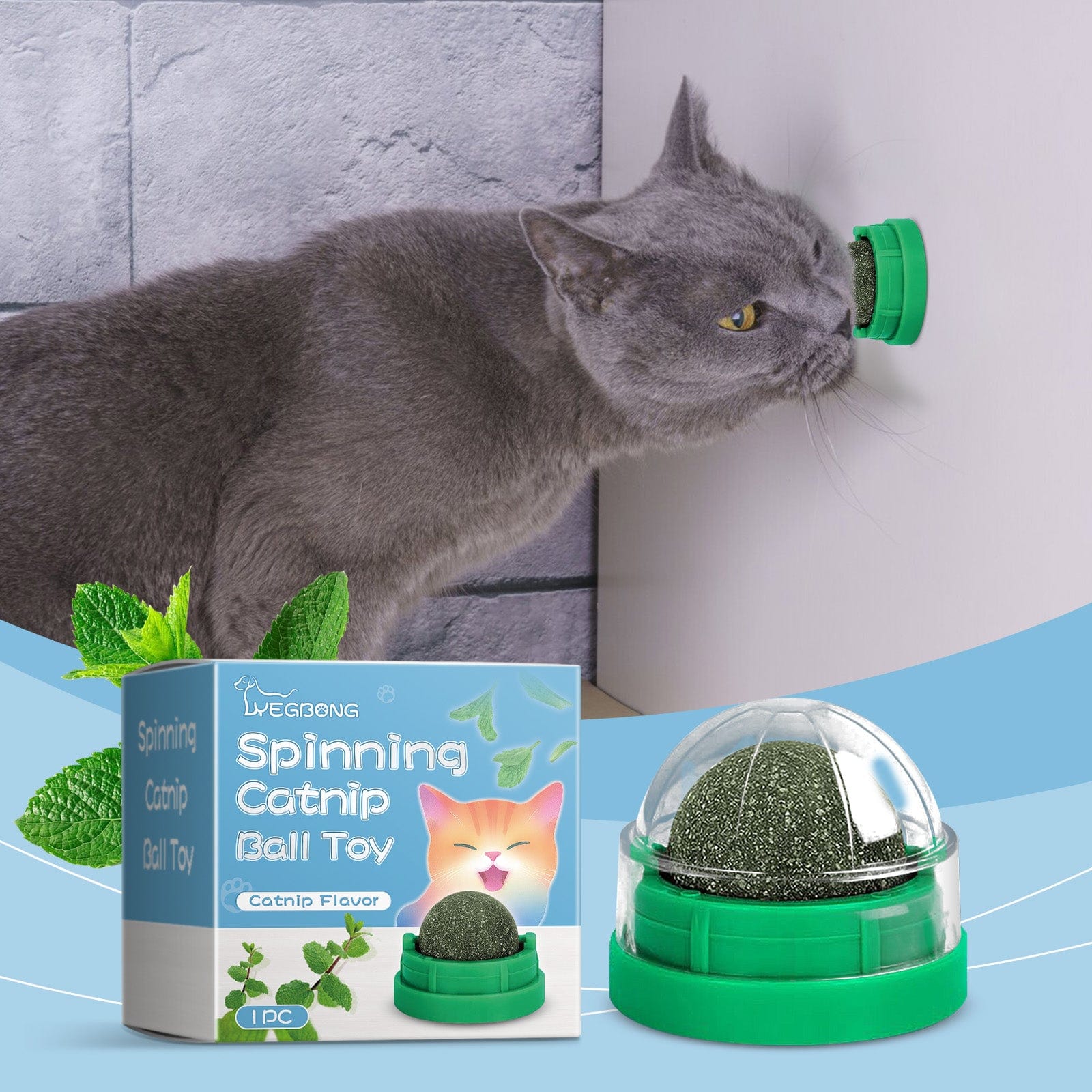 eprolo Tecnología para Mascotas Juguete Masticable para Gatos con Menta | NOCTRYX