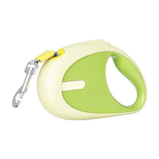 eprolo Tecnología para Mascotas light green Correa Retráctil Automática Resistente, Ideal para Paseos y Viajes al Aire Libre | NOCTRYX