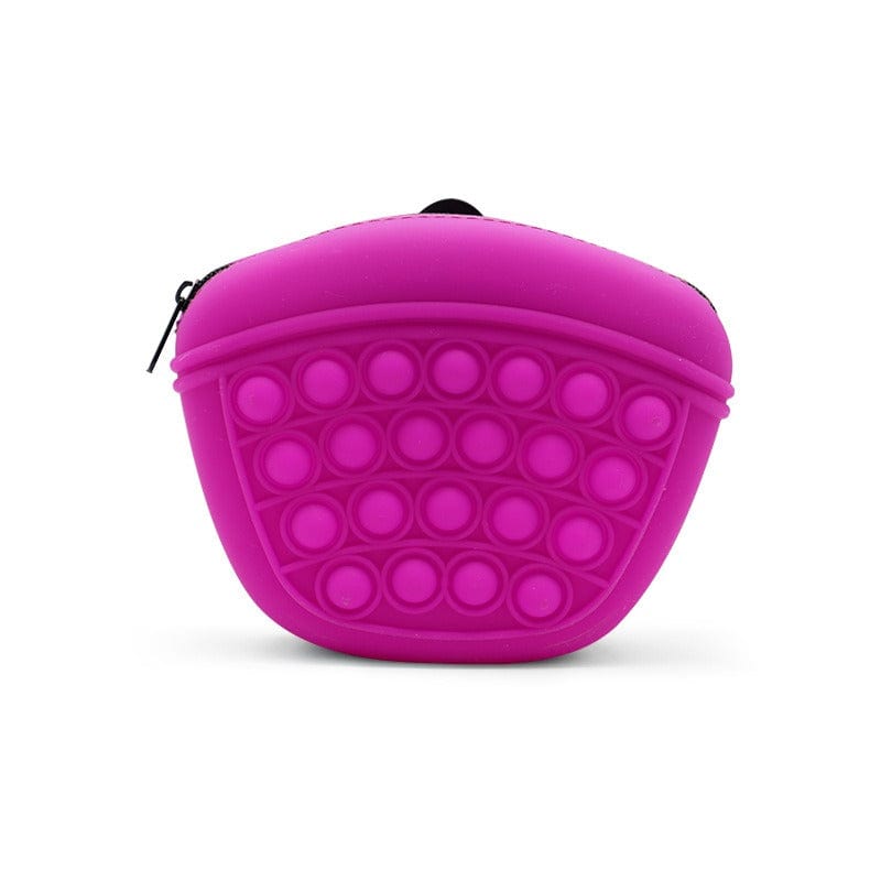 eprolo Tecnología para Mascotas pink Bolsa de Silicona para Snacks de Perro – Bolsa Portátil de Entrenamiento con Clip | NOCTRYX
