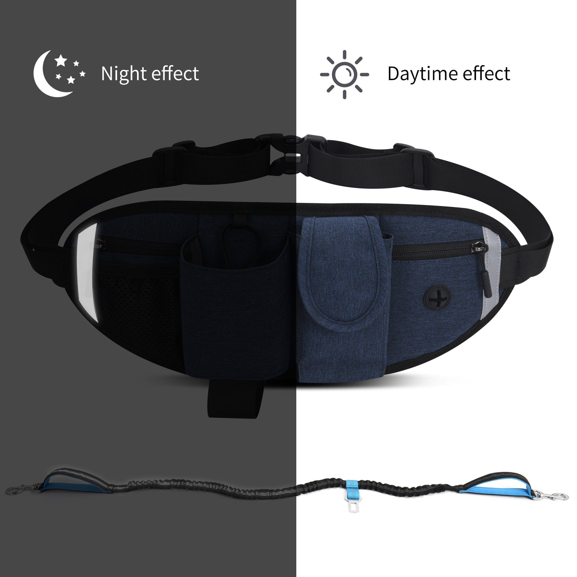 eprolo Tecnología para Mascotas Riñonera Deportiva Multifuncional para Mascotas, Impermeable, Elástica y Antigolpes | Noctryx