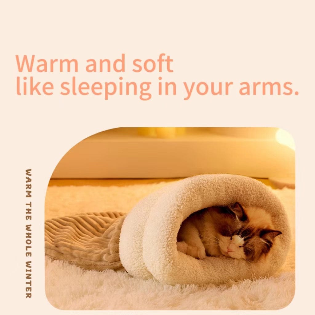 eprolo Tecnología para Mascotas Saco de Dormir Autocalentable y Acogedora para Gatos | NOCTRYX