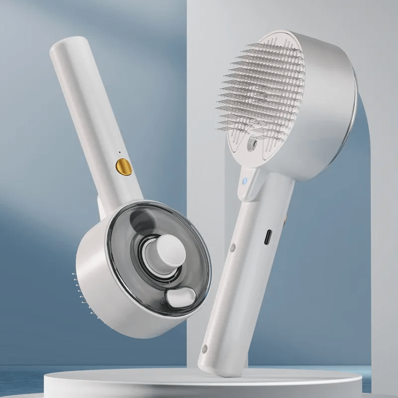 eprolo Tecnología para Mascotas White Cepillo Removedor de Pelo a Vapor para Mascotas | Noctryx