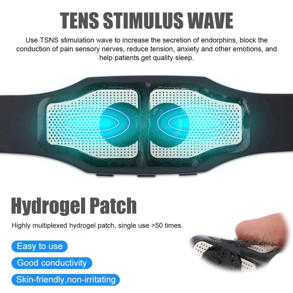 eprolo tecnologia para mejorar el sueño Masajeador Portátil para Insomnio, Terapia EMS | Noctryx