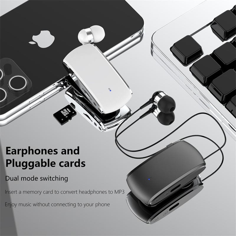 eprolo tendencias Auriculares Bluetooth Estilo Collar – MP3 Inalámbricos con Cable Telescópico | Noctryx