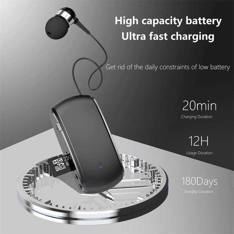 eprolo tendencias Auriculares Bluetooth Estilo Collar – MP3 Inalámbricos con Cable Telescópico | Noctryx