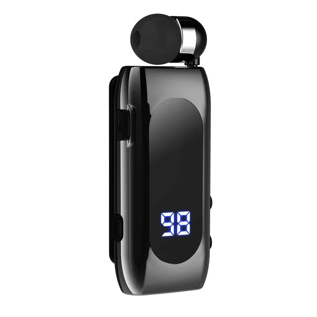 eprolo tendencias Black Auriculares Bluetooth Deportivos con Cable Retráctil, Sonido Premium y Diseño Inteligente | Noctryx