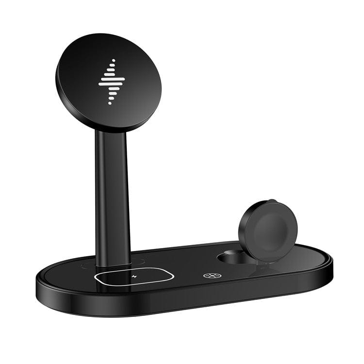 eprolo tendencias Black Cargador Inalámbrico Rápido Qi 30W – Compatible con iPhone, Samsung y Xiaomi | Noctryx