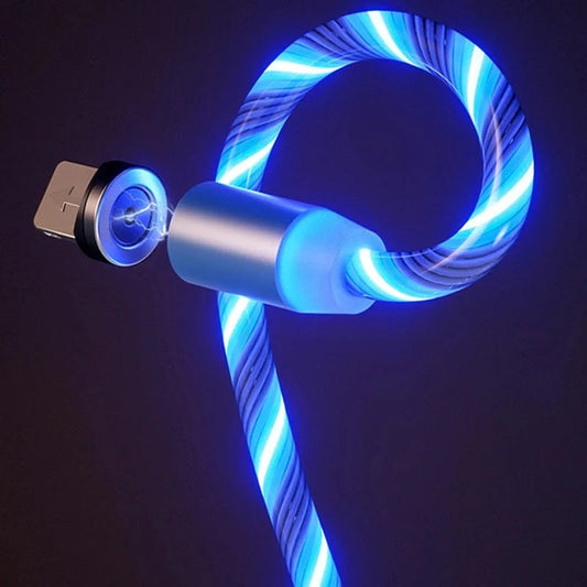 eprolo tendencias Cable de Carga Magnético 1m – USB Tipo C con Iluminación LED Fluida | Noctryx