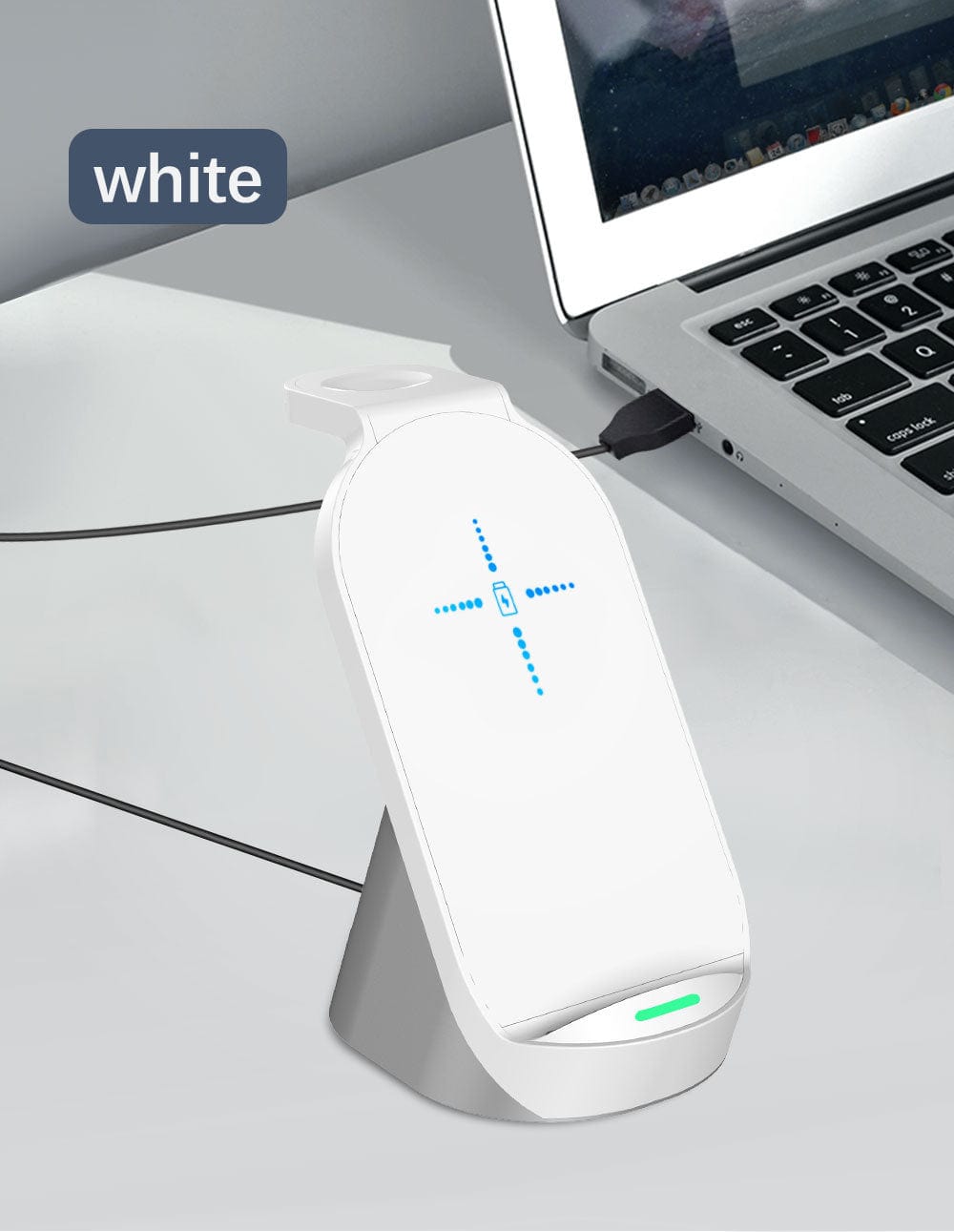 eprolo tendencias Cargador Inalámbrico 3 en 1 – Carga Rápida para iPhone, Apple Watch y AirPods | Noctryx