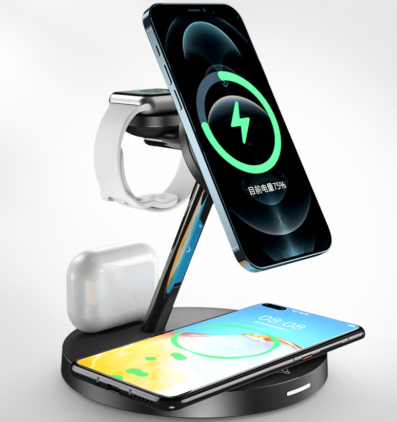 eprolo tendencias Cargador Inalámbrico 3 en 1 con MagSafe – Soporte y Carga Rápida 🔋| Noctryx