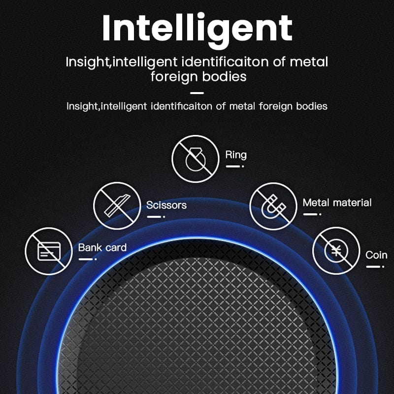 eprolo tendencias Cargador Inalámbrico Rápido Qi 30W – Compatible con iPhone, Samsung y Xiaomi | Noctryx
