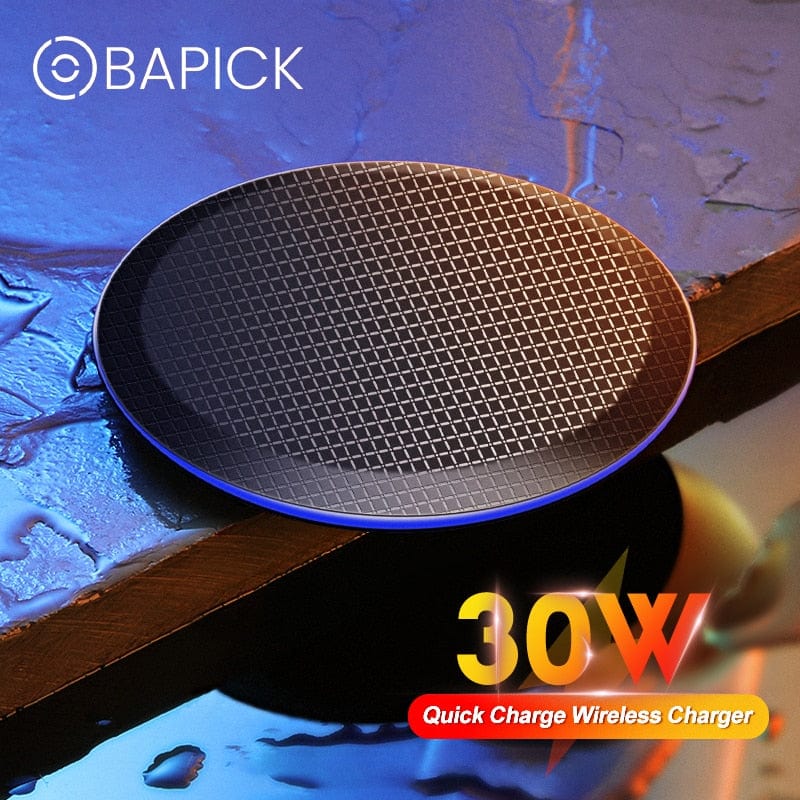 eprolo tendencias Cargador Inalámbrico Rápido Qi 30W – Compatible con iPhone, Samsung y Xiaomi | Noctryx